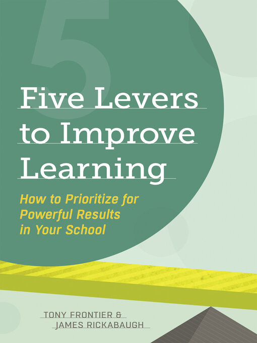 Cover of Five Levers to Improve Learning